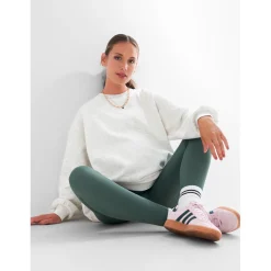 Prénatal zwangerschapslegging lang effen groen