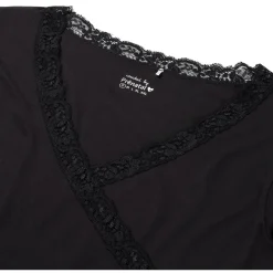 Prénatal zwangerschapspyjama lange mouwen all over print zwart