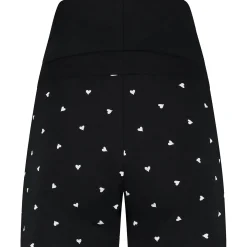 Prénatal zwangerschapspyjama short kort hartjes zwart