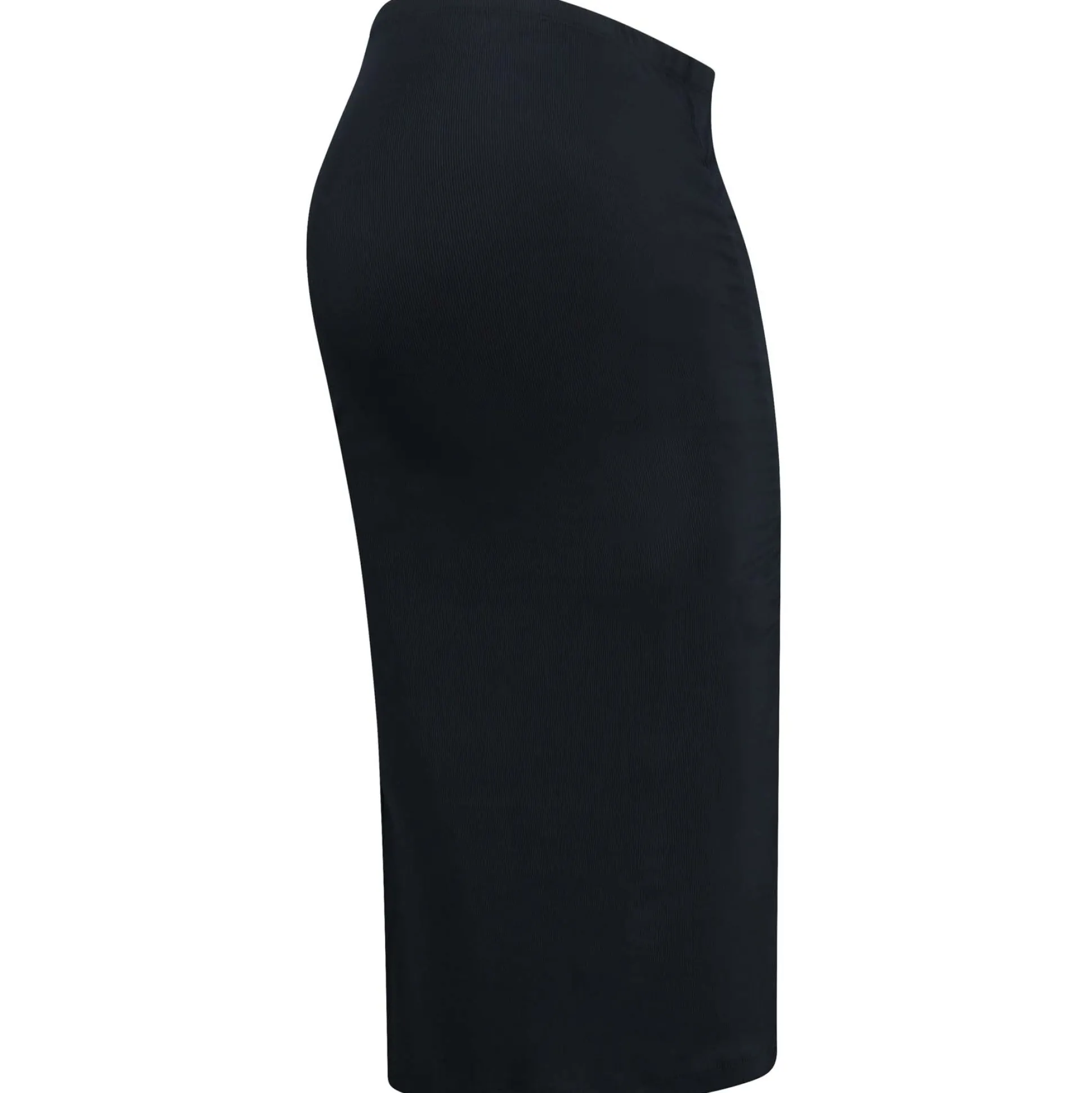 Prénatal zwangerschapsrok rib knielengte effen zwart