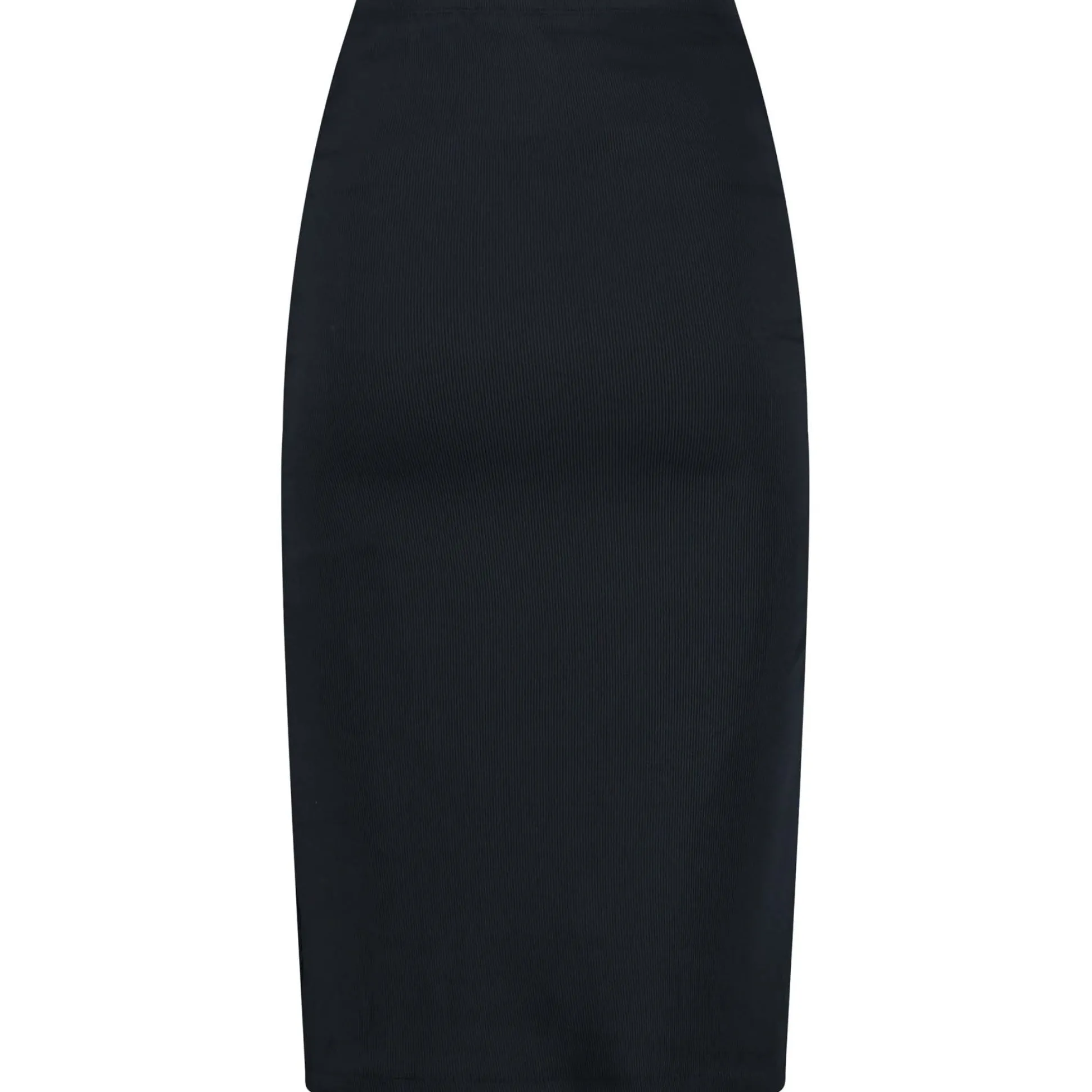 Prénatal zwangerschapsrok rib knielengte effen zwart