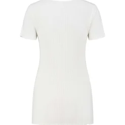 Prénatal zwangerschapsshirt korte mouwen effen beige