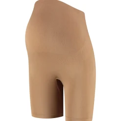 Prénatal zwangerschapsshort seamless lang  effen bruin