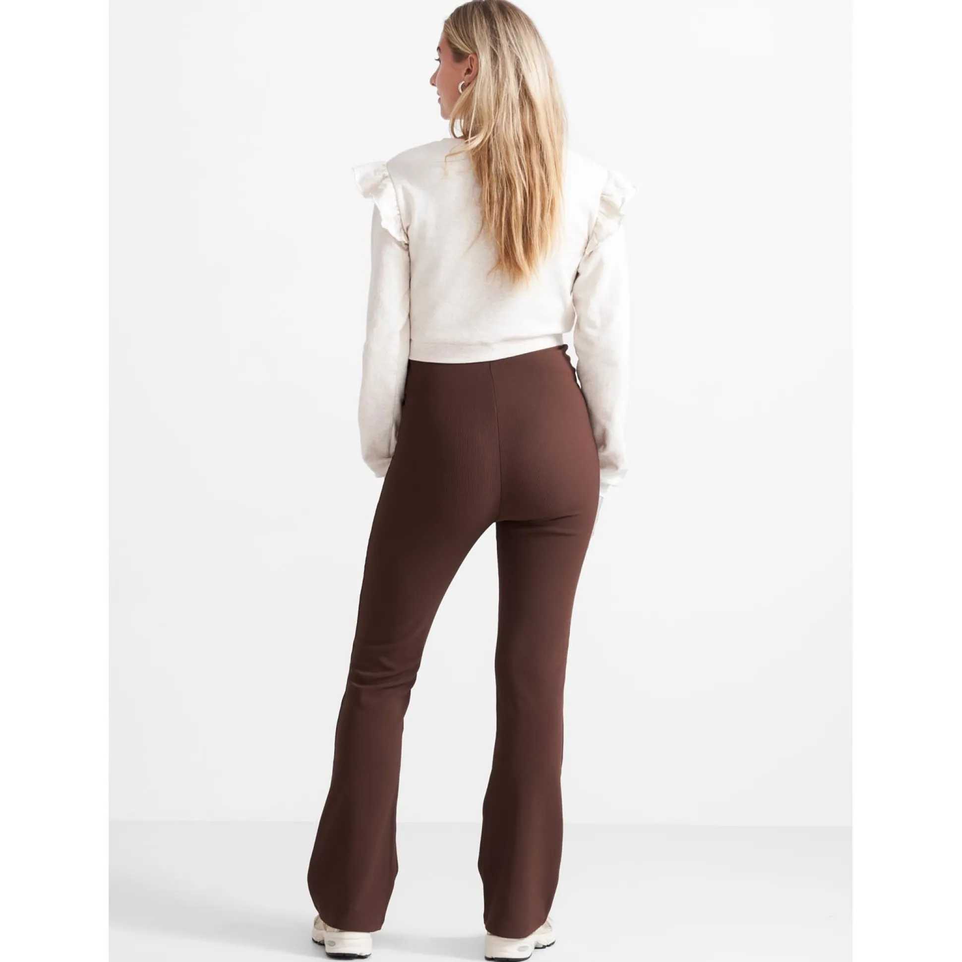 Prénatal zwangerschapssweater lange mouwen effen beige