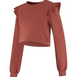 Prénatal zwangerschapssweater lange mouwen effen rood