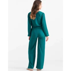 Prénatal zwangerschapstop & broek turquoise