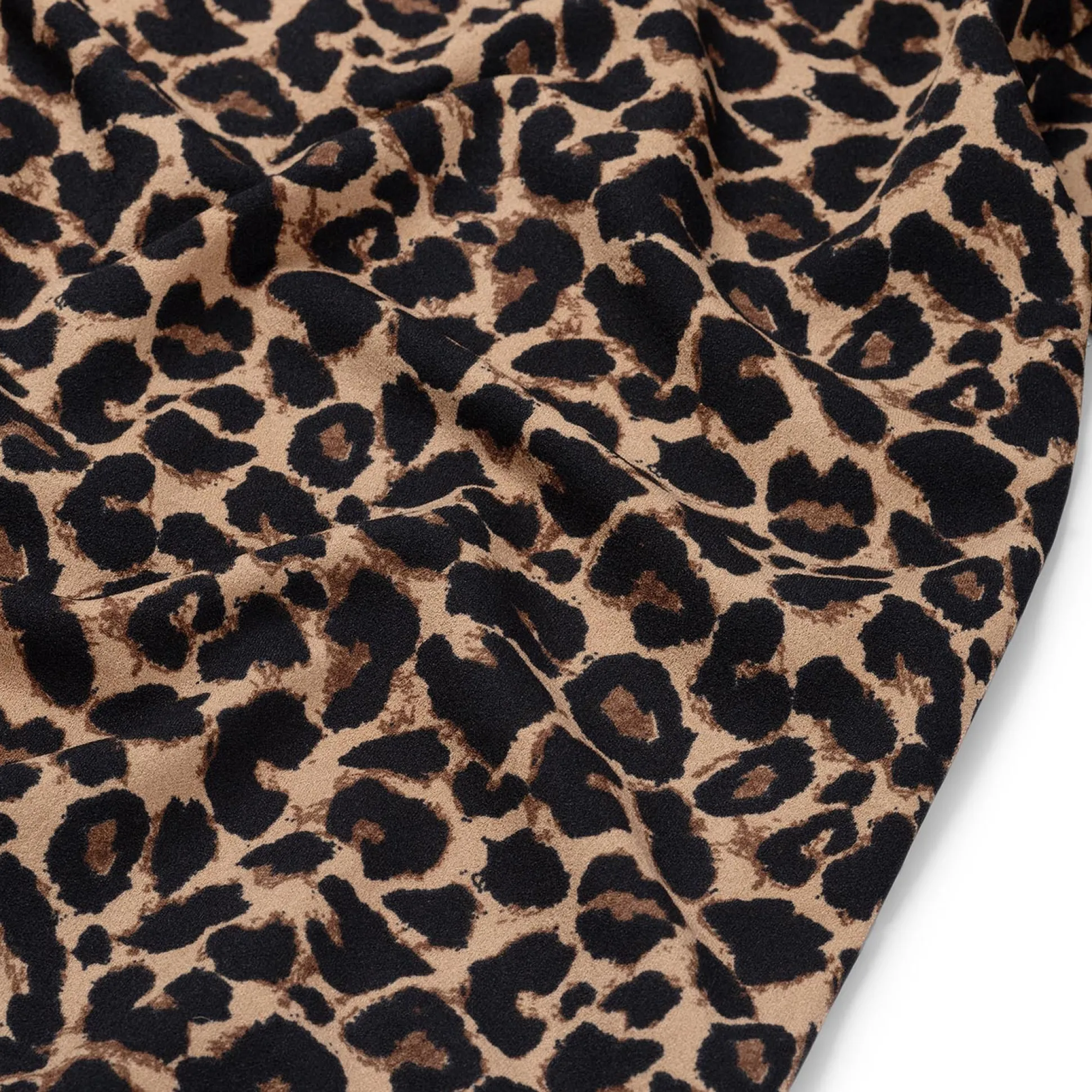 Prénatal zwangerschapstop korte mouwen panterprint zwart