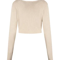 Prénatal zwangerschapstrui lange mouwen effen beige