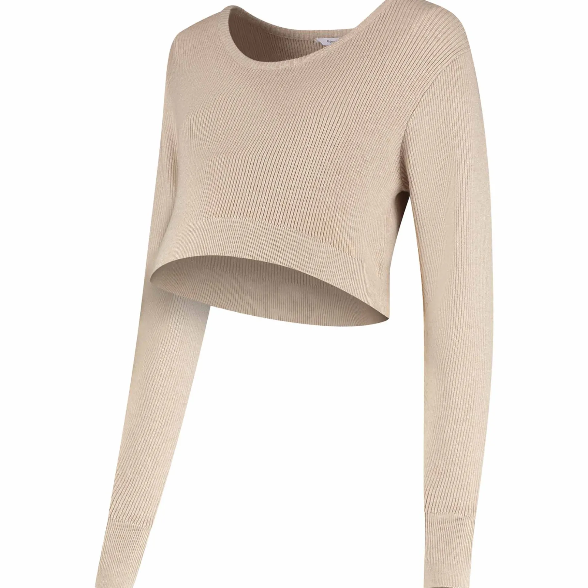 Prénatal zwangerschapstrui lange mouwen effen beige