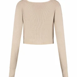 Prénatal zwangerschapstrui lange mouwen effen beige