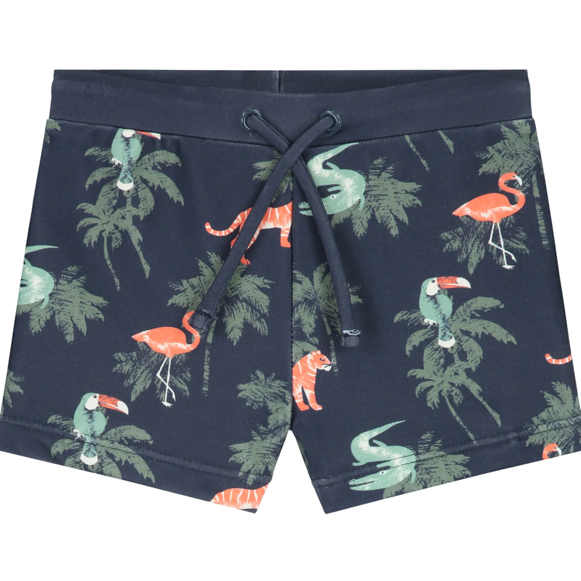 Prénatal zwemboxer dieren all over print blauw