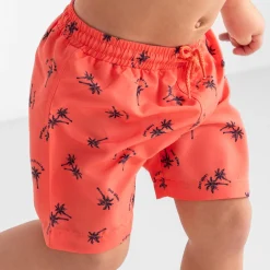 Prénatal zwemshort palmbomen all over print oranje
