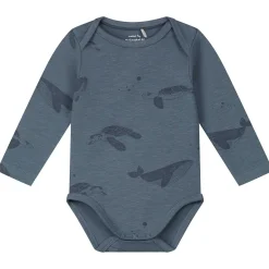 Préntal romper schildpad blauw