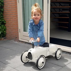 Retro roller loopauto Nijntje White