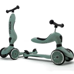 Scoot and Ride Highwaykick 1 loopfiets en step Forestgreen