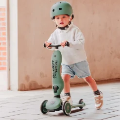 Scoot and Ride Highwaykick 1 loopfiets en step Forestgreen