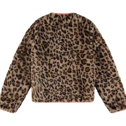 Stains & Stories jas lange mouwen panterprint bruin