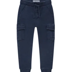 Stains & Stories peuter broek effen blauw