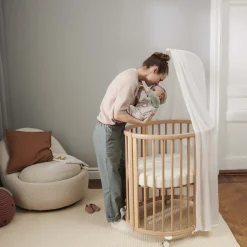 Stokke Sleepi Mini bundel naturel met matras & hoeslaken