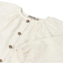 Sweet Petit baby blouse Izza lange mouwen effen wit