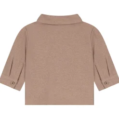 Sweet Petit baby blouse lange mouwen effen bruin
