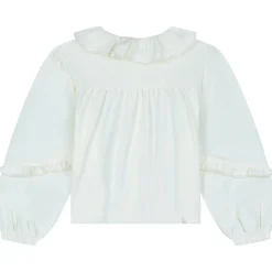 Sweet Petit baby blouse Sas lange mouwen effen wit