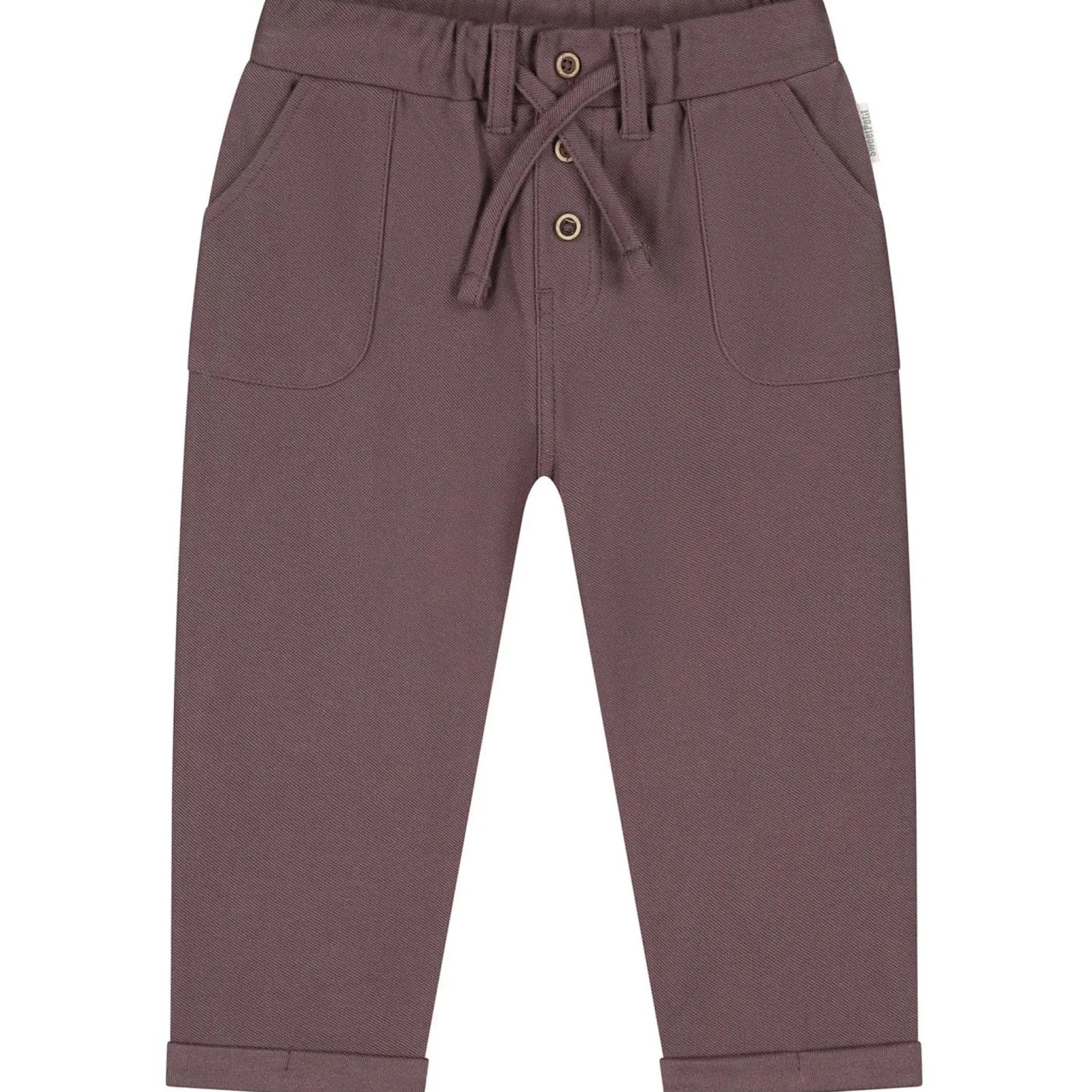 Sweet petit baby broek Benja effen bruin