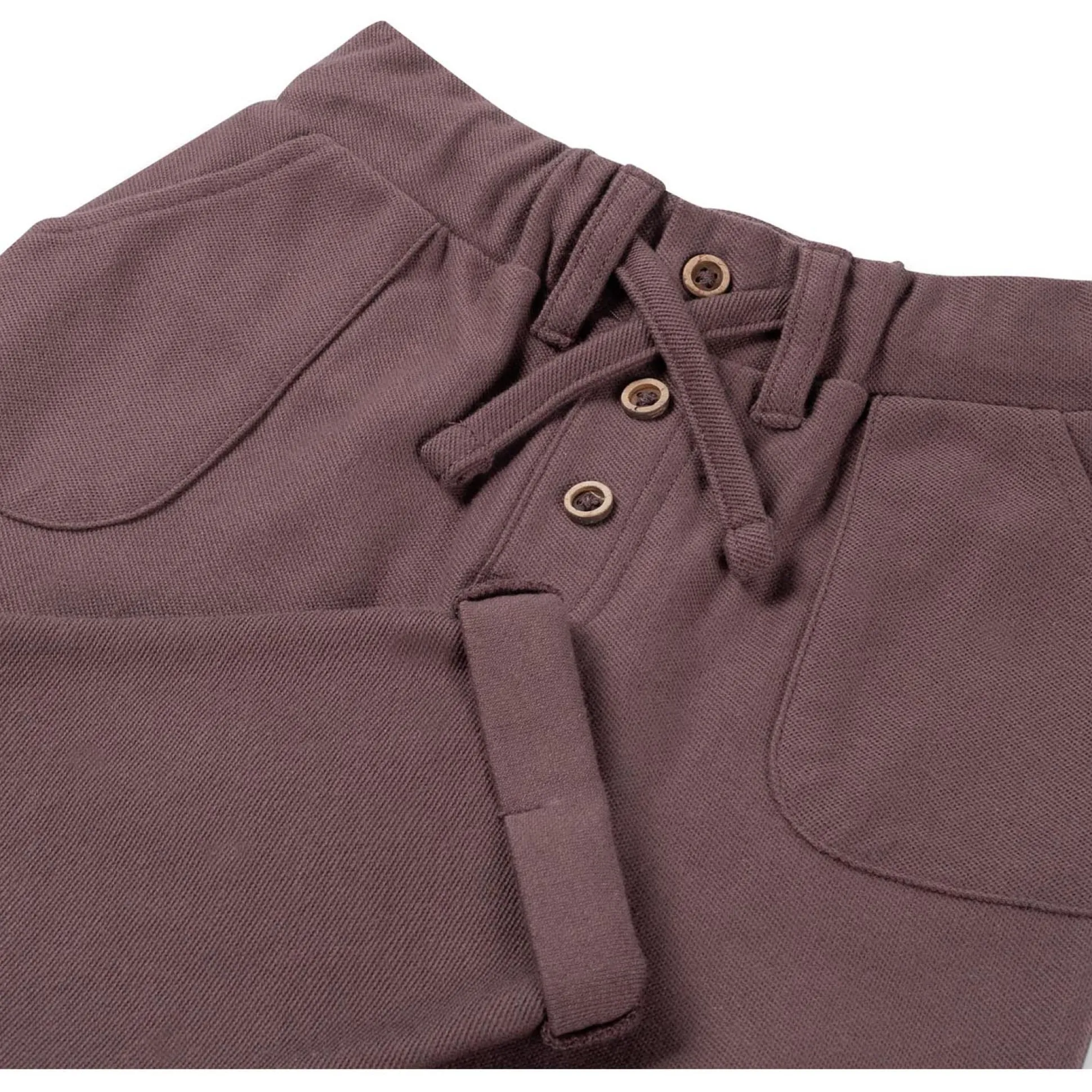 Sweet petit baby broek Benja effen bruin