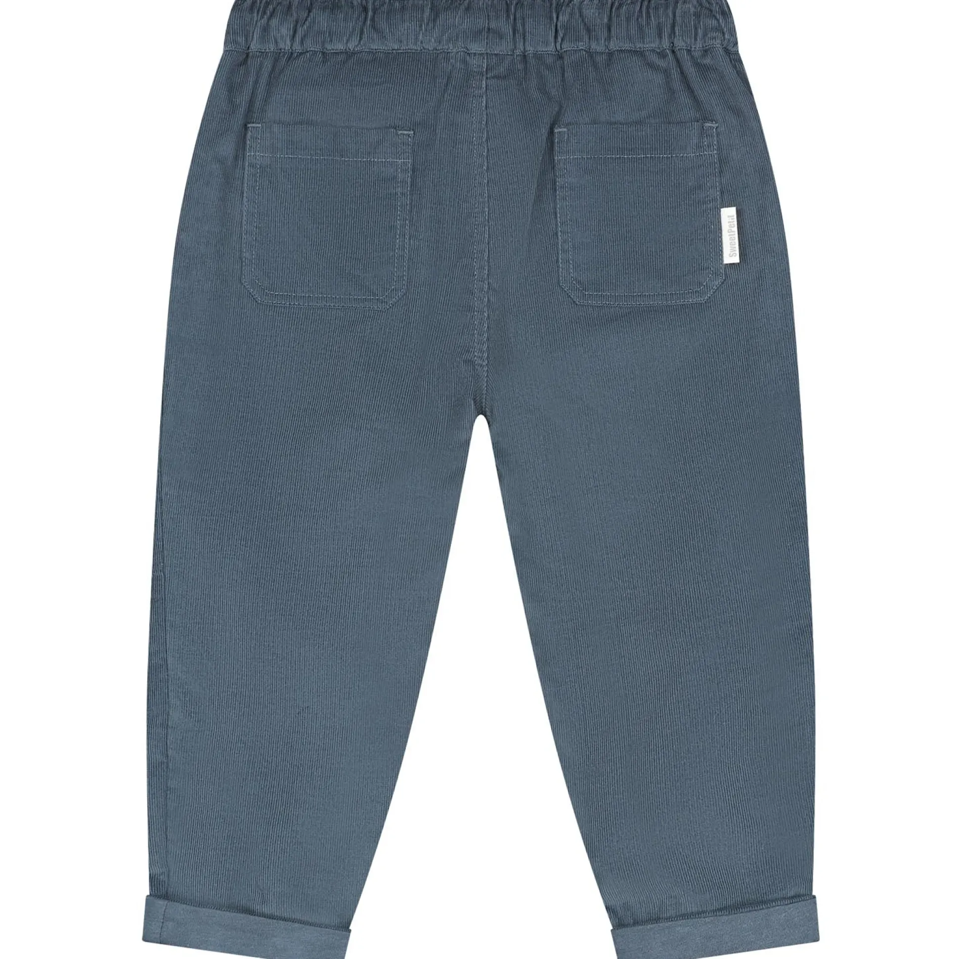 Sweet petit baby broek Goof effen blauw