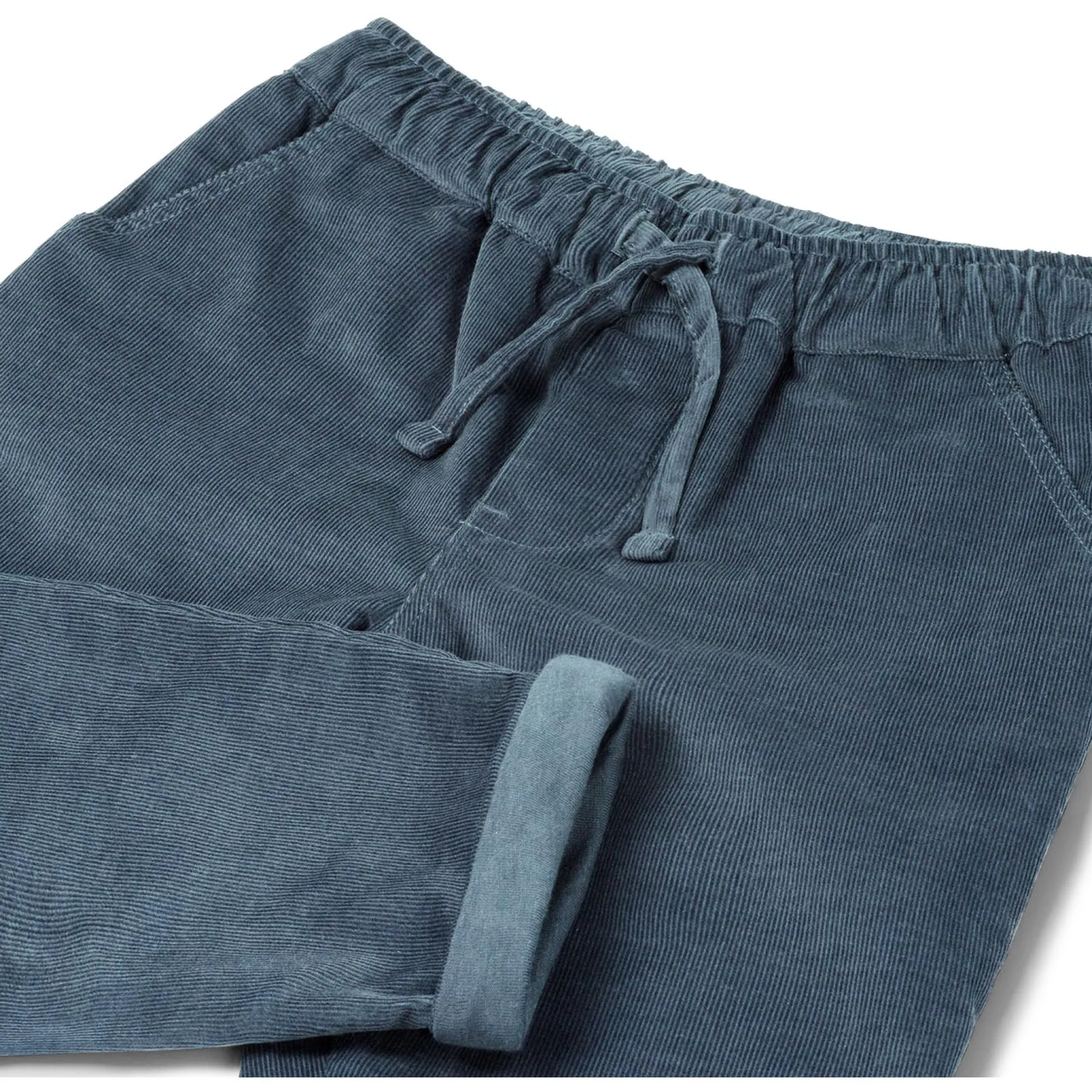 Sweet petit baby broek Goof effen blauw