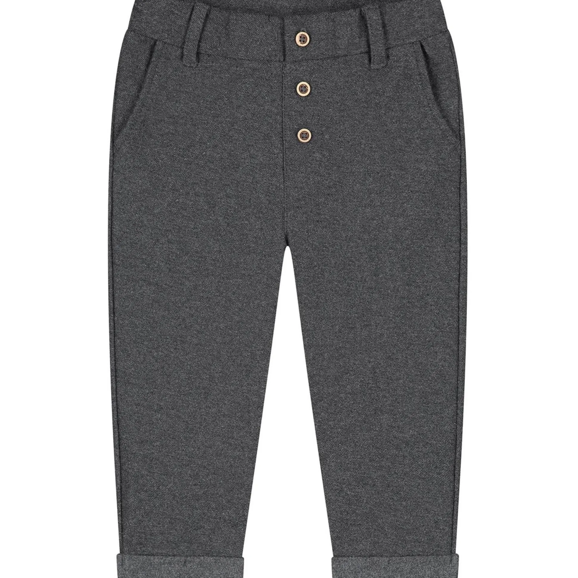 Sweet petit baby broek Merlijn effen grijs