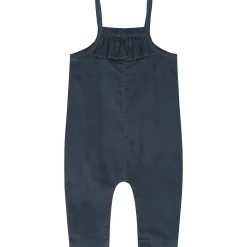 Sweet Petit Baby jumpsuit Lovi spaghettibandjes effen blauw