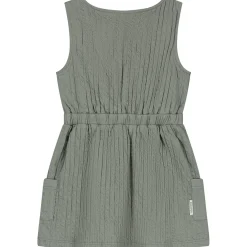 Sweet Petit baby jurk Merel mouwloos effen groen