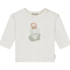 Sweet Petit baby shirt lange mouwen printopdruk beige