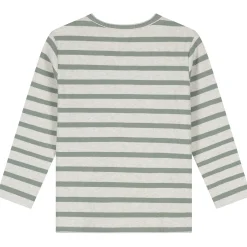 Sweet Petit baby shirt lange mouwen strepen groen