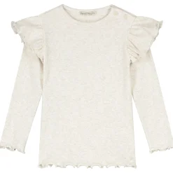 Sweet petit baby shirt Meave lange mouwen effen wit