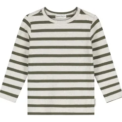 Sweet Petit baby shirt Mees lange mouwen effen groen