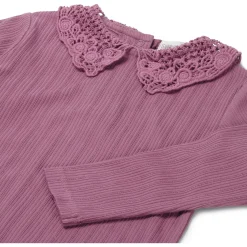 Sweet petit baby shirt Zoe lange mouwen effen paars