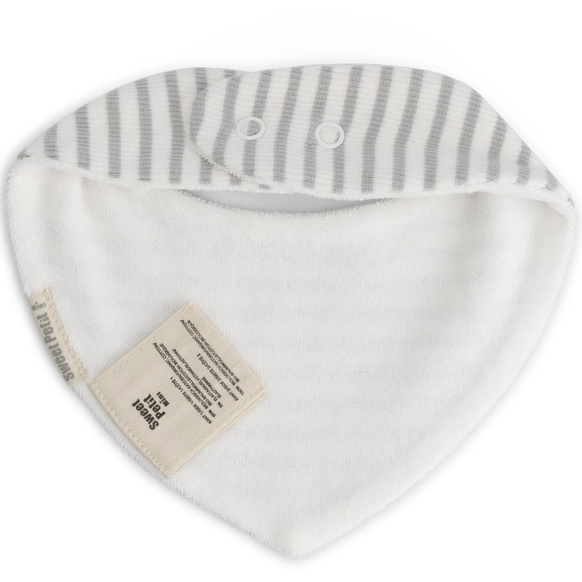 Sweet Petit Mini bandana 2 stuks grijs