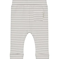 Sweet Petit Mini broek rib  strepen grijs
