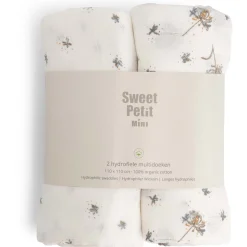 Sweet Petit Mini hydrofiele multidoeken 2 stuks  wit