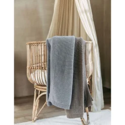 Sweet Petit Mini ledikantdeken bruin