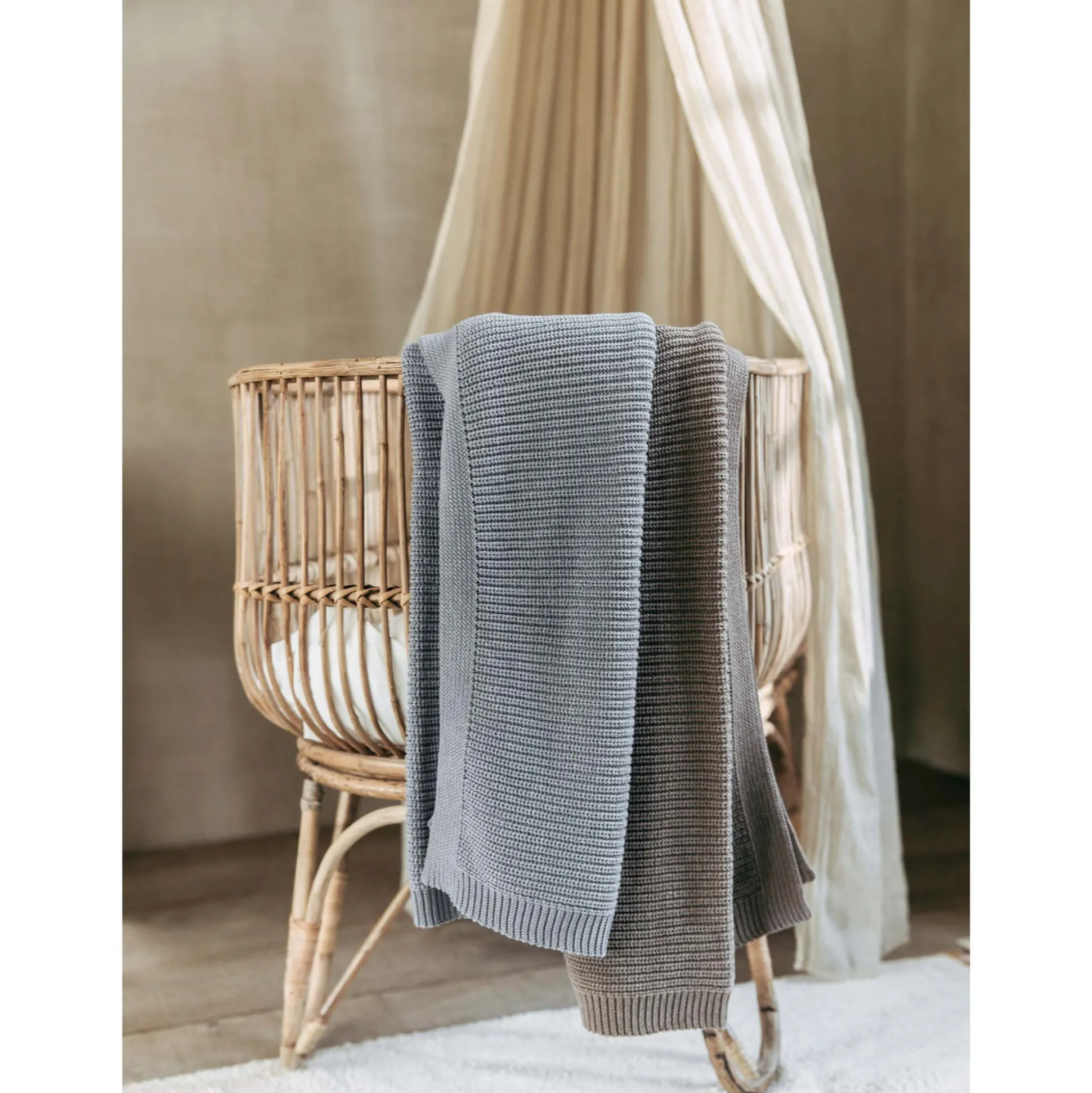 Sweet Petit Mini ledikantdeken bruin