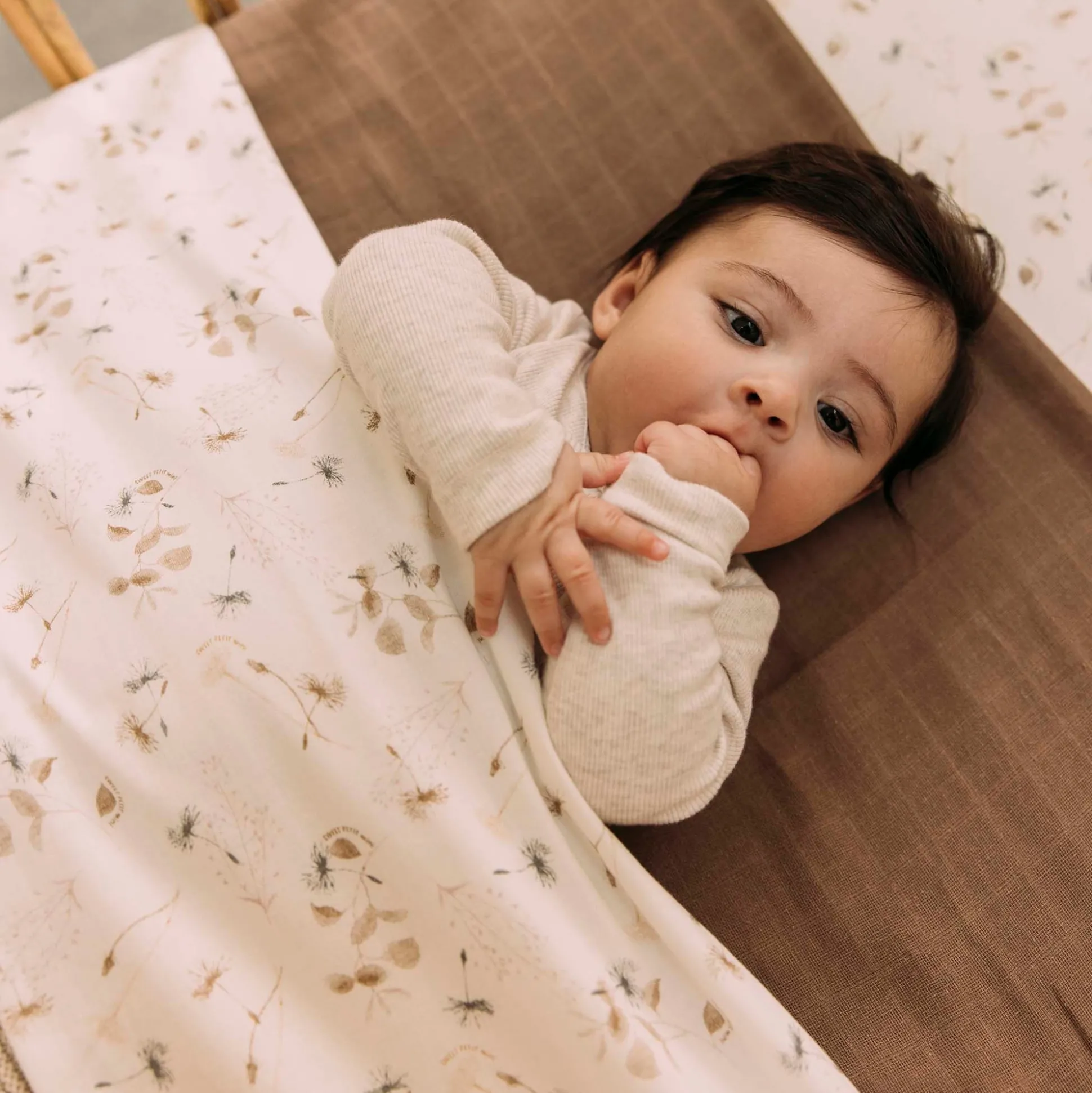 Sweet Petit Mini ledikantlaken wit