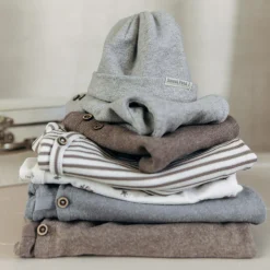 Sweet Petit Mini overslagshirt lange mouwen all over print wit