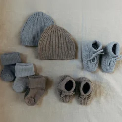 Sweet Petit Mini slofjes grijs