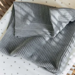 Sweet Petit Mini wiegdeken grijs