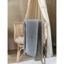 Sweet Petit Mini wiegdeken grijs