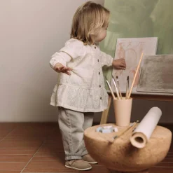 Sweet Petit peuter blouse Izza lange mouwen effen wit