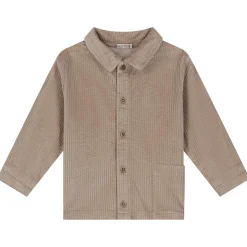 Sweet Petit peuter blouse Jack lange mouwen effen taupe